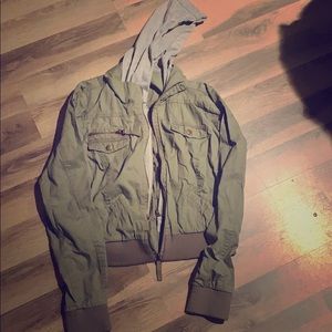 Olive green jacket